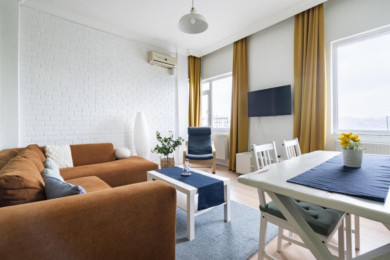 Apartamento Central Flat W Sea View And Near Galata Tower Estambul Exterior foto