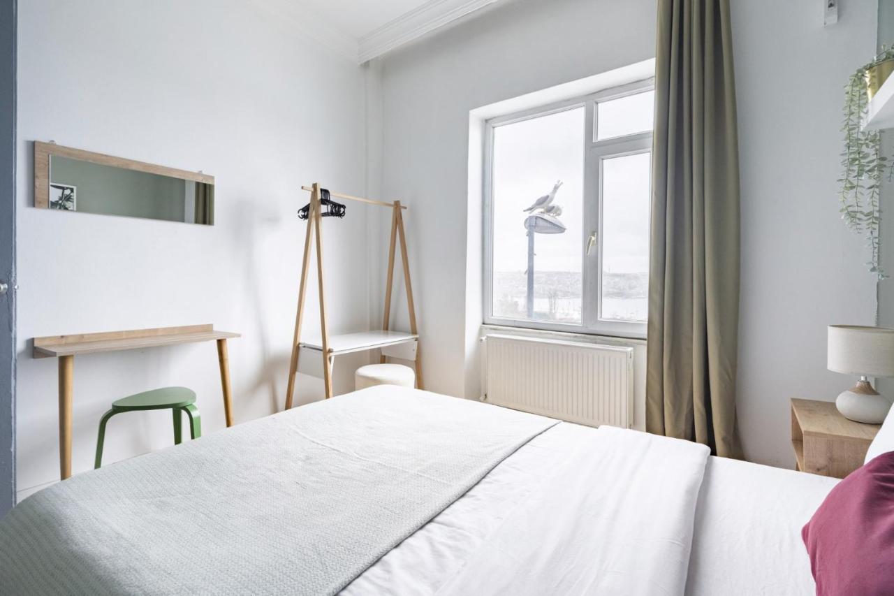 Apartamento Central Flat W Sea View And Near Galata Tower Estambul Exterior foto